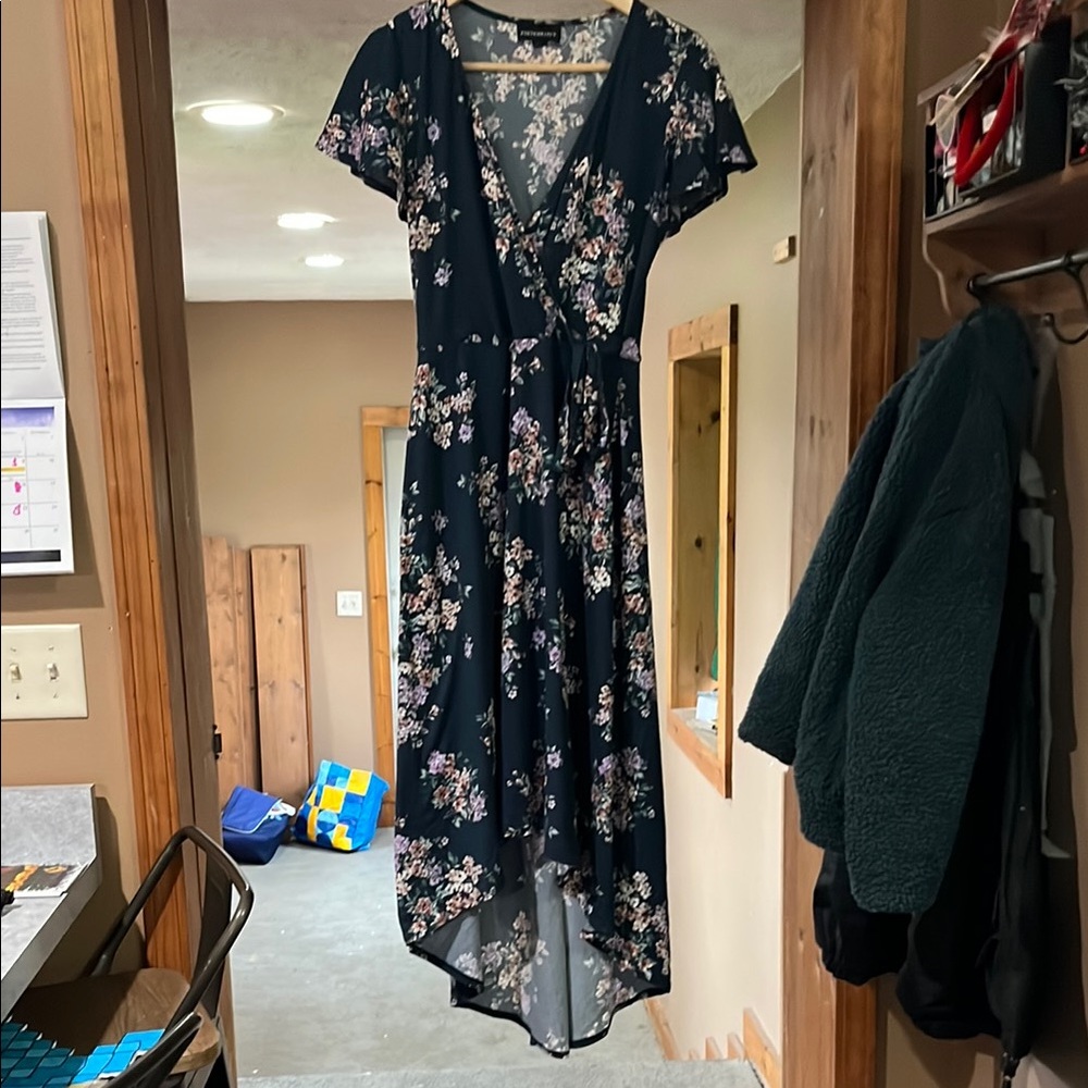 Floral Wrap Dress